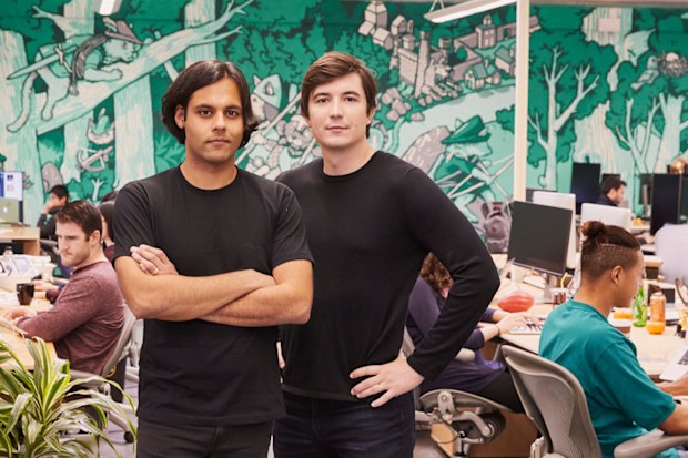 Robinhood founders at the company office